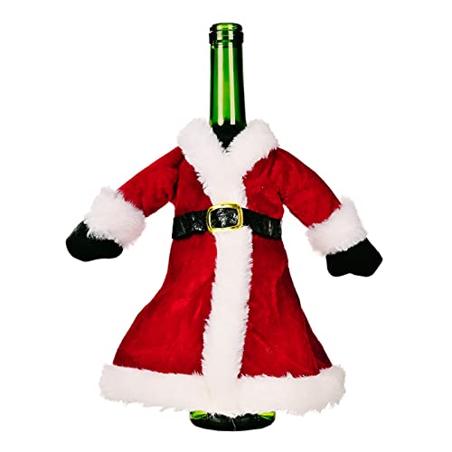 Weinflaschenhülle für Weihnachten, Pullover, Kleid, Weinflasche, Tasche, Ärmel für Weihnachtsdekoration, Neujahr, Esstisch, Dekoration, Weinflaschenhülle, a von Domasvmd
