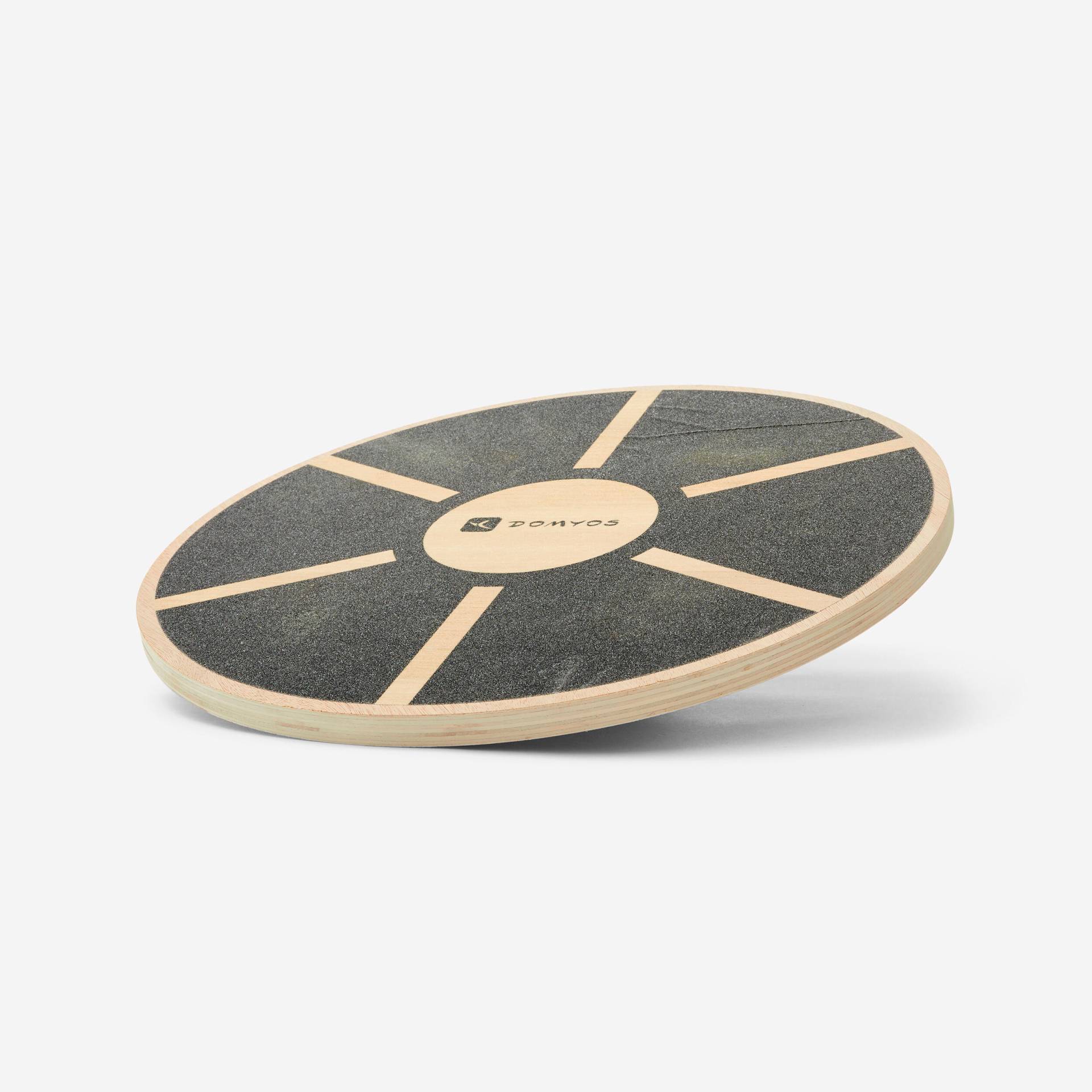 Balance Board Fitness aus Holz schwarz Balance Board Fitness aus Holz schwarz von Domyos