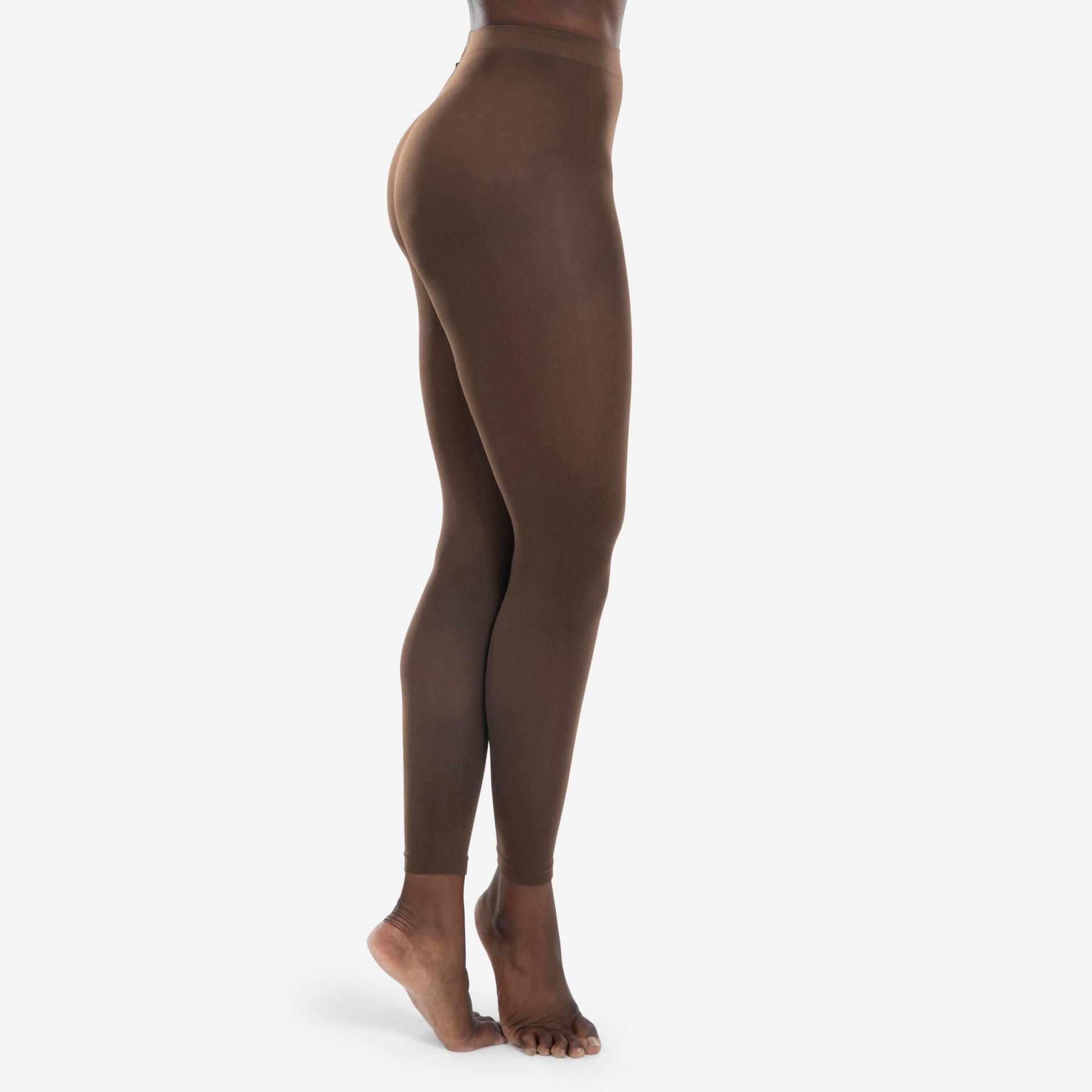 Ballettstrumpfhose Tanzleggings ohne Fuss Damen - dunkelbraun Ballettstrumpfhose Tanzleggings ohne Fuss Damen - dunkelbraun von STAREVER