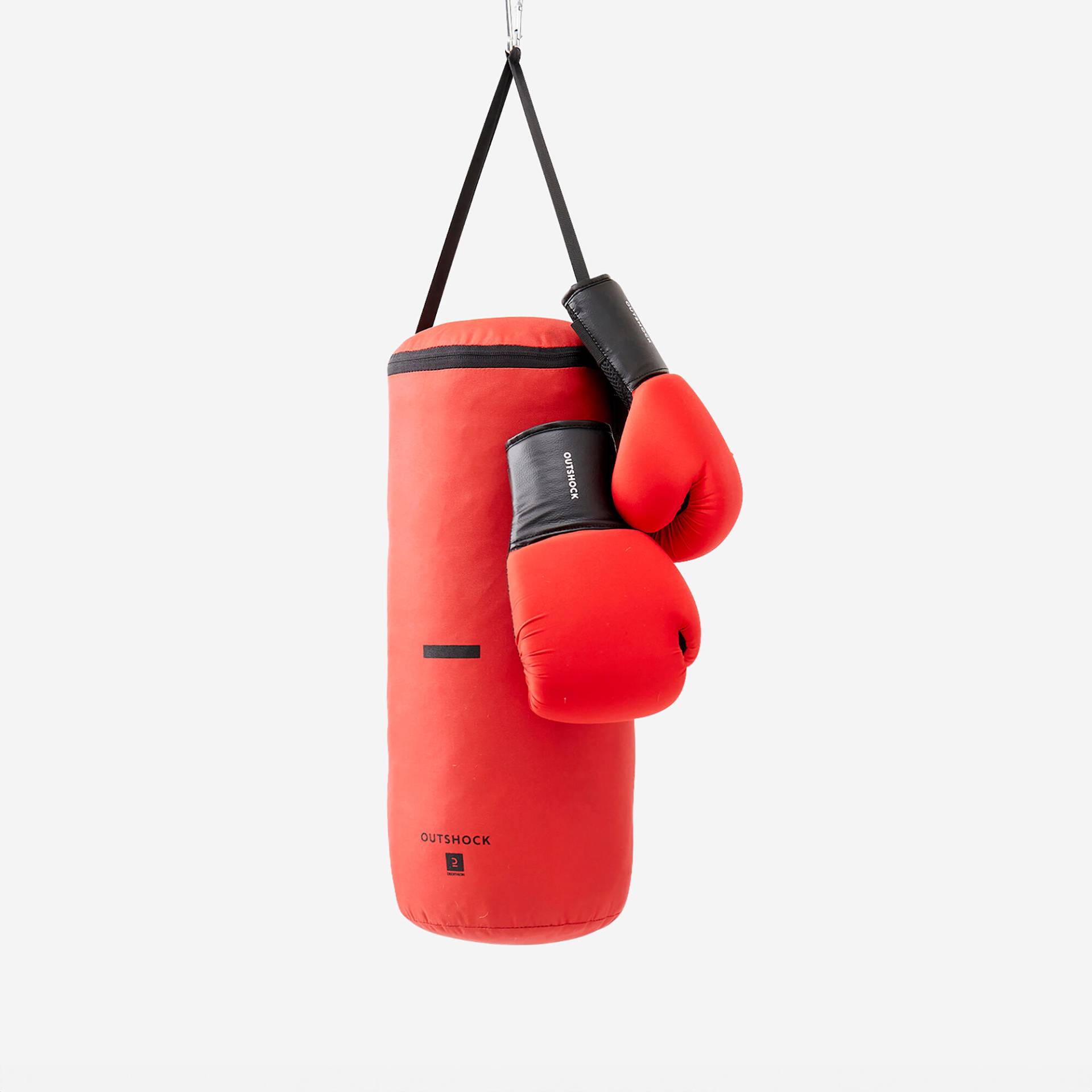 Boxsack und Boxhandschuhe Kinder - rot Boxsack und Boxhandschuhe Kinder - rot von Domyos
