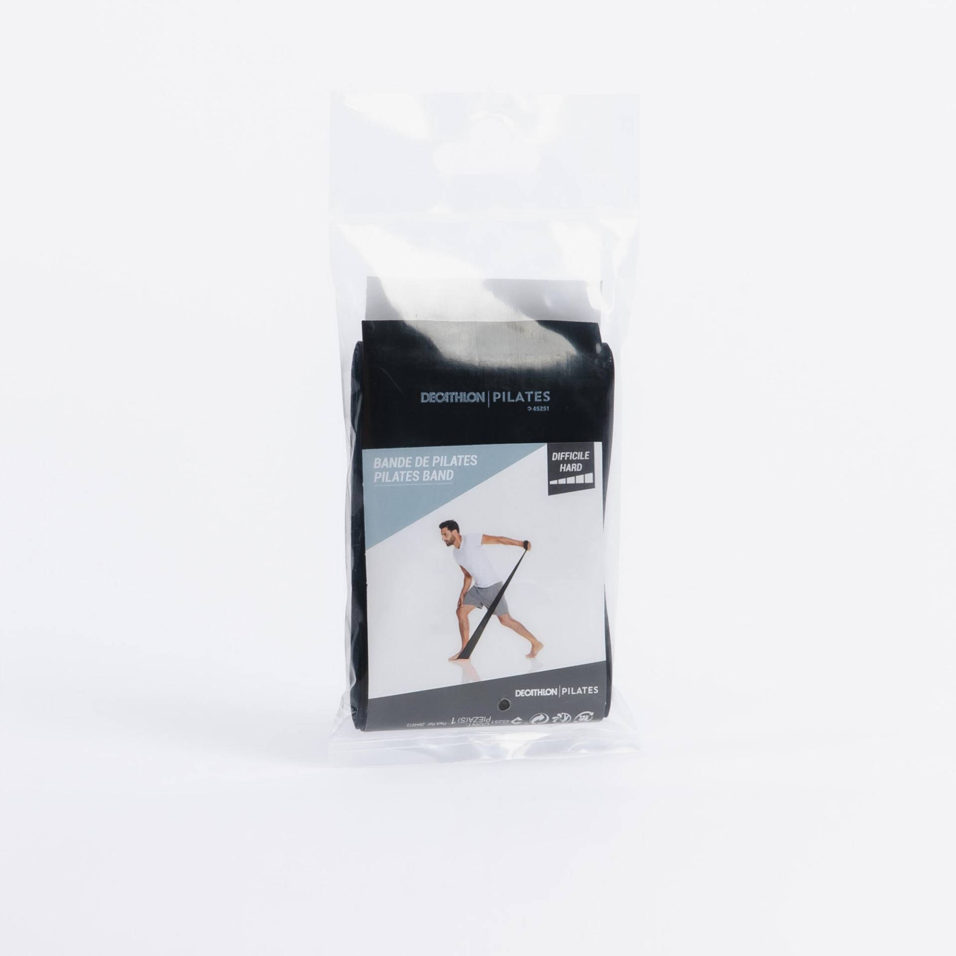 Elastikband Pilates 4 kg - schwarz Elastikband Pilates 4 kg - schwarz von Domyos