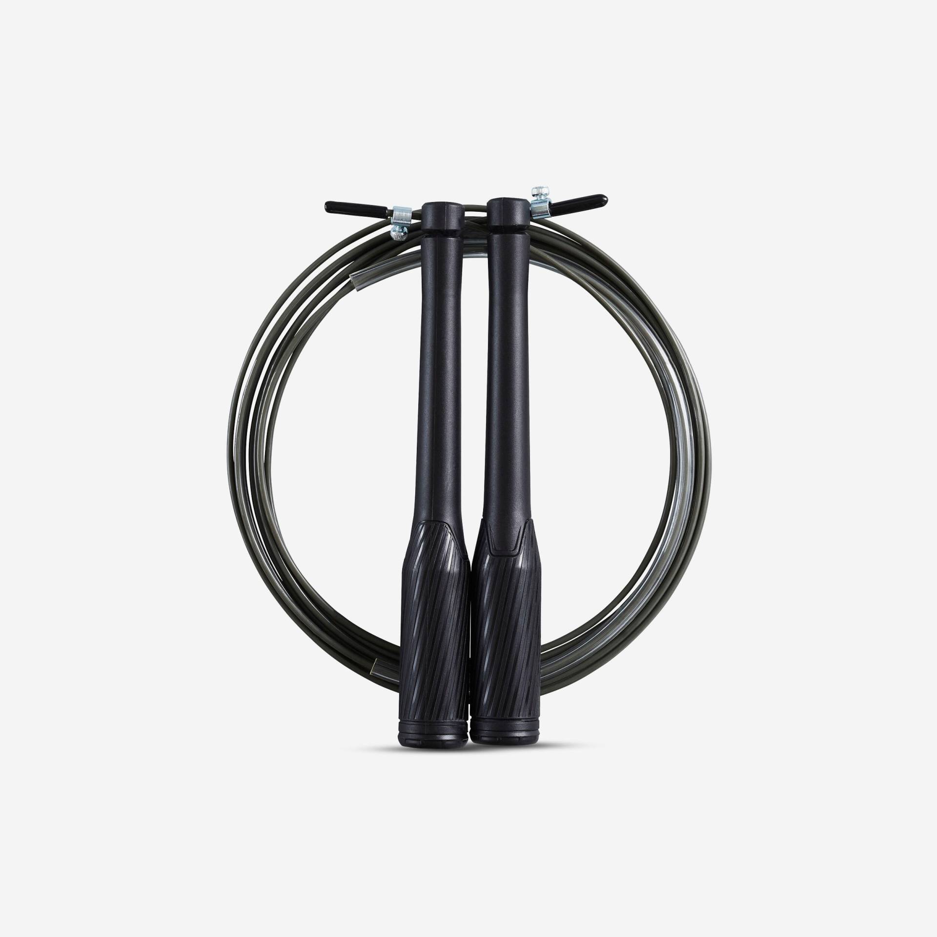 Geschwindigkeits-Springseil Crosstraining - Speed Rope schwarz Geschwindigkeits-Springseil Crosstraining - Speed Rope schwarz von Domyos