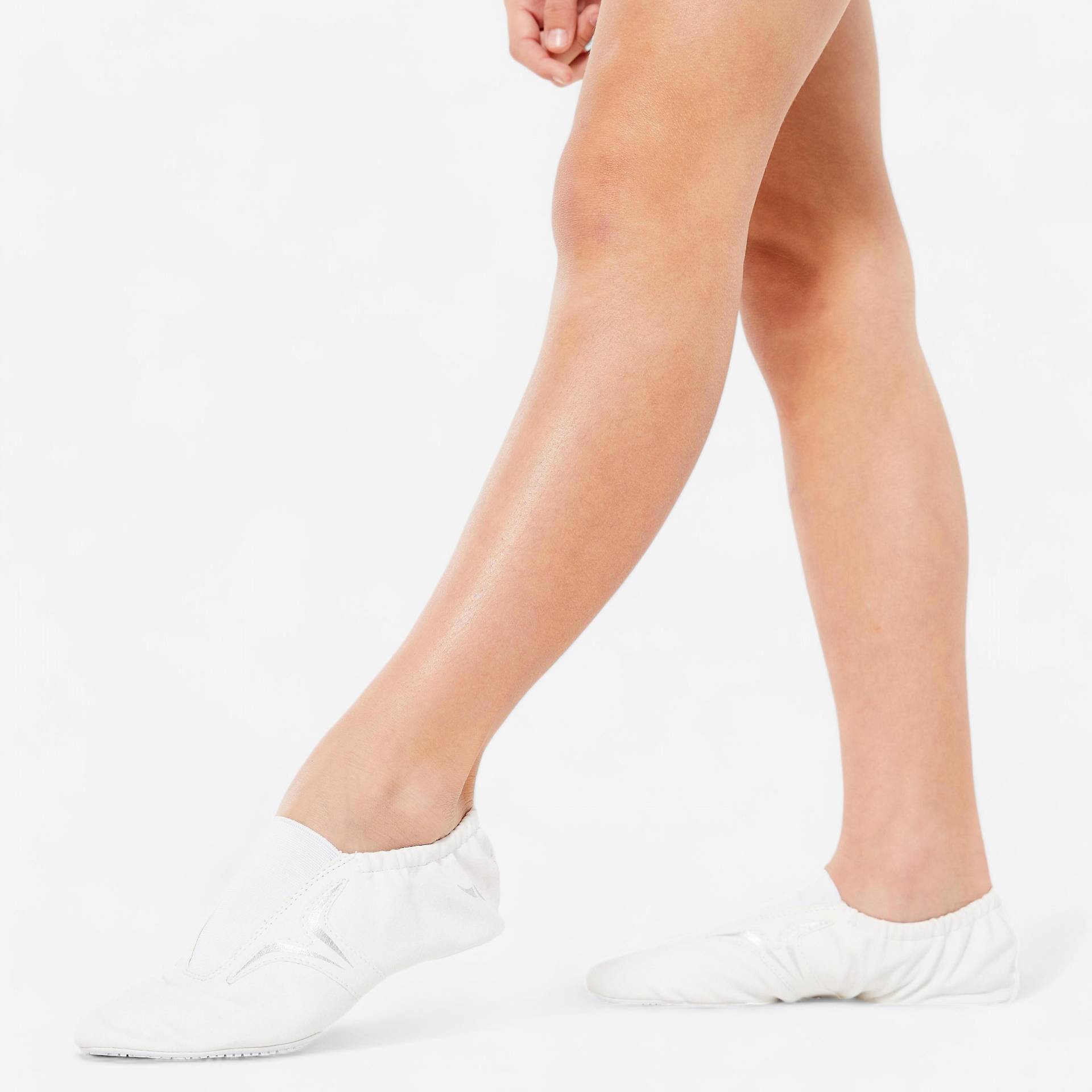 Gymnastikschuhe Mikrofaser - weiss Gymnastikschuhe Mikrofaser - weiss von Domyos