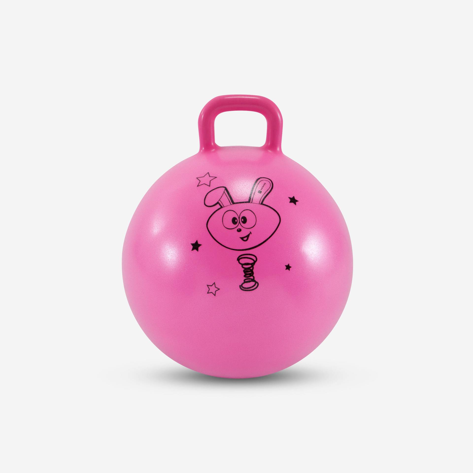Hüpfball Resist 45 cm Gym Kinder rosa von Domyos