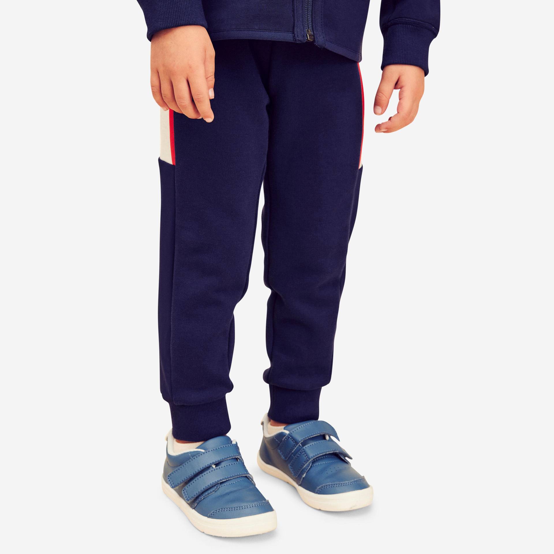 Jogginghose Baby anpassbar atmungsaktiv - 500 marineblau von Domyos