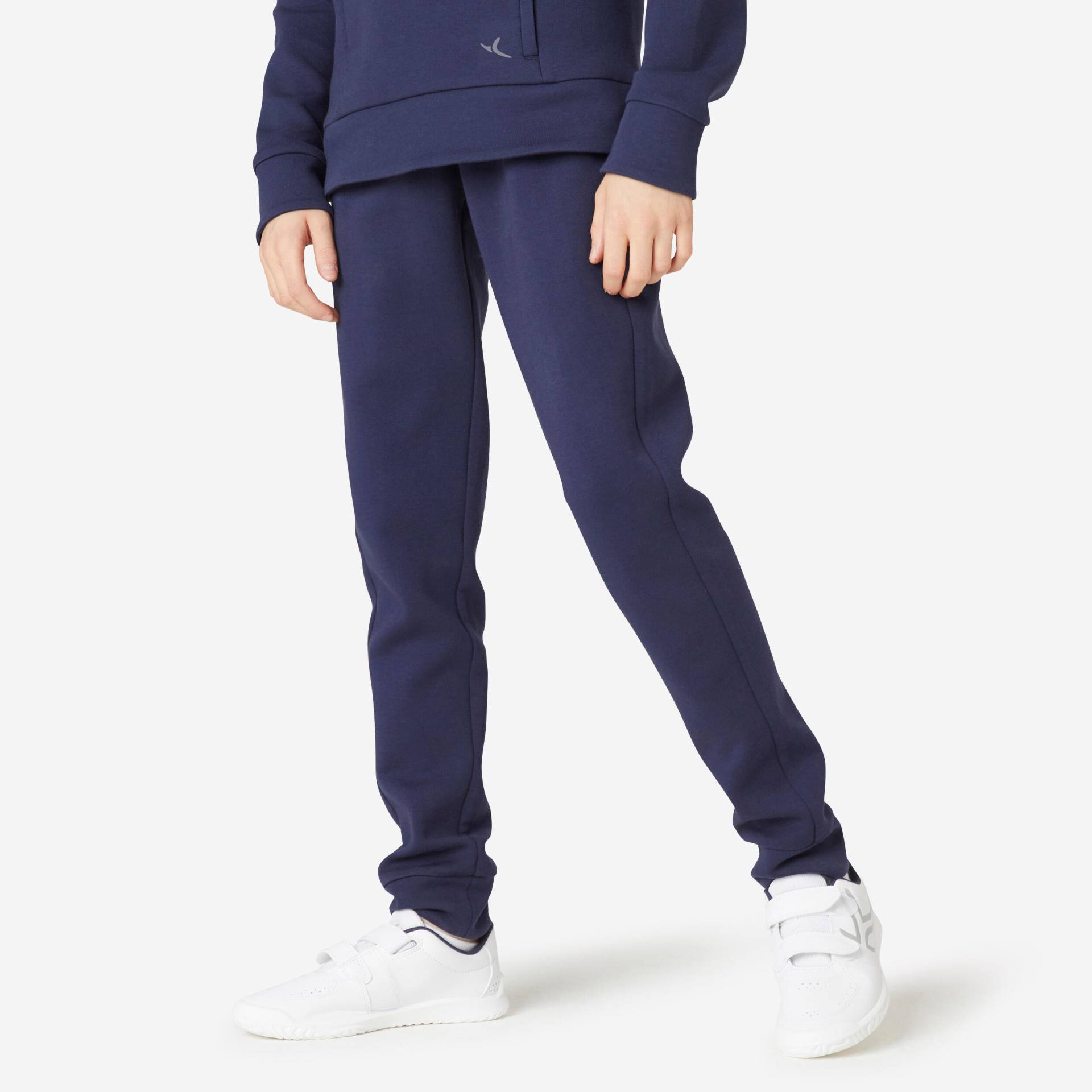 Jogginghose Kinder Baumwolle atmungsaktiv - 900 marineblau von Domyos