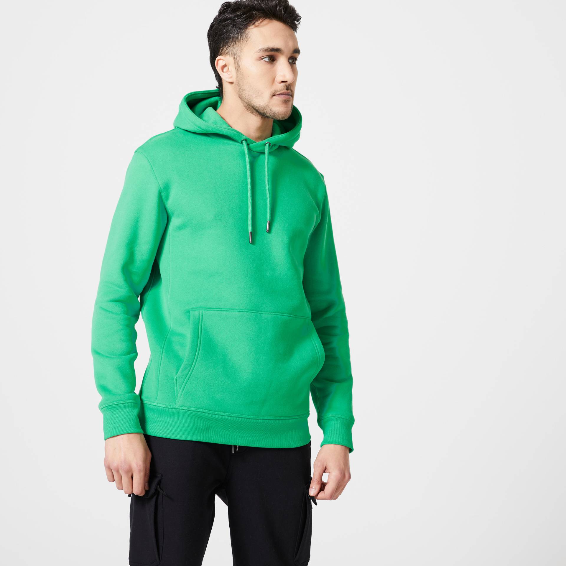 Kapuzenpullover Herren - 520 grün von Domyos