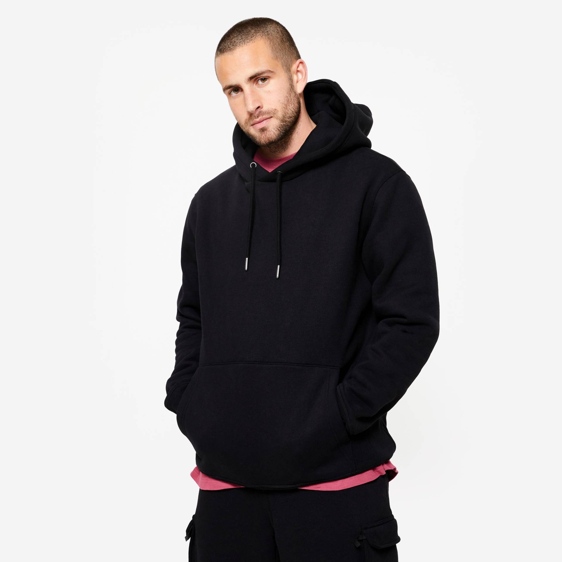 Kapuzenpullover Herren - 520 schwarz Kapuzenpullover Herren - 520 schwarz von Domyos