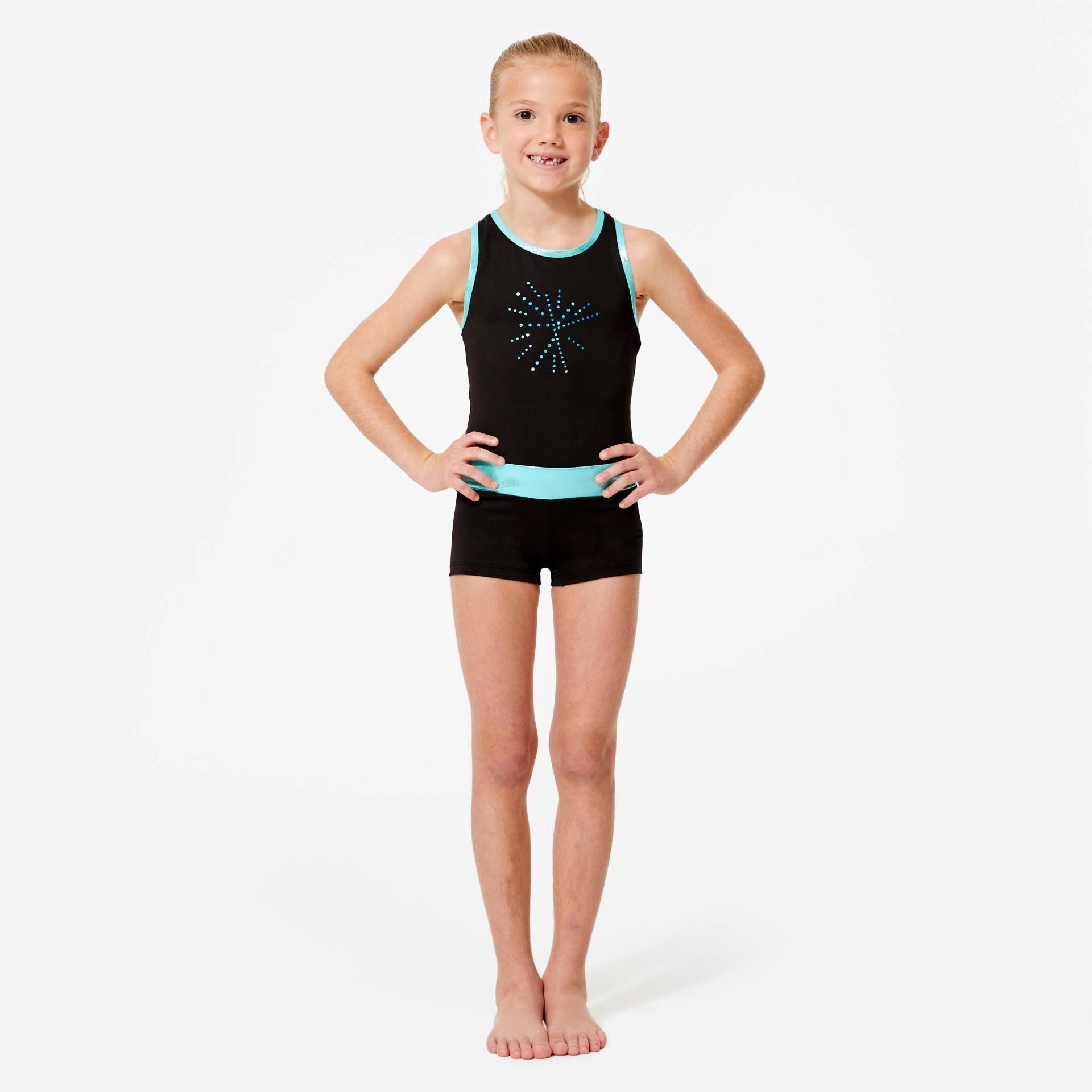 Kombishorts Kunstturnen Mädchen blau Kombishorts Kunstturnen Mädchen blau von Domyos