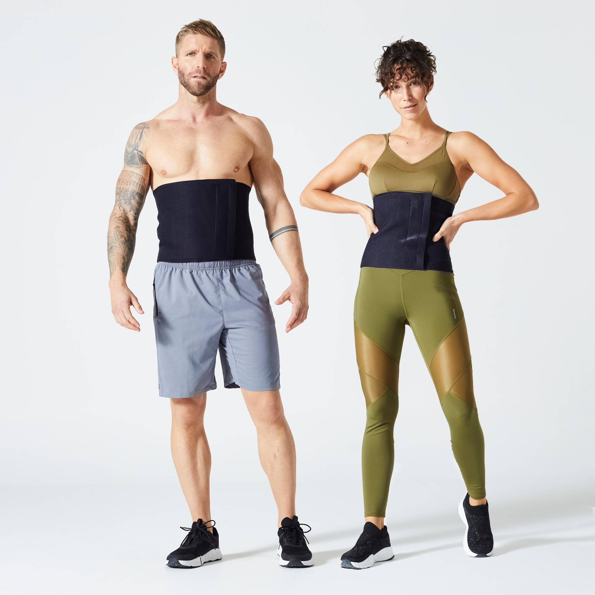 Schwitzgürtel Fitness Cardio - schwarz Schwitzgürtel Fitness Cardio - schwarz von Domyos