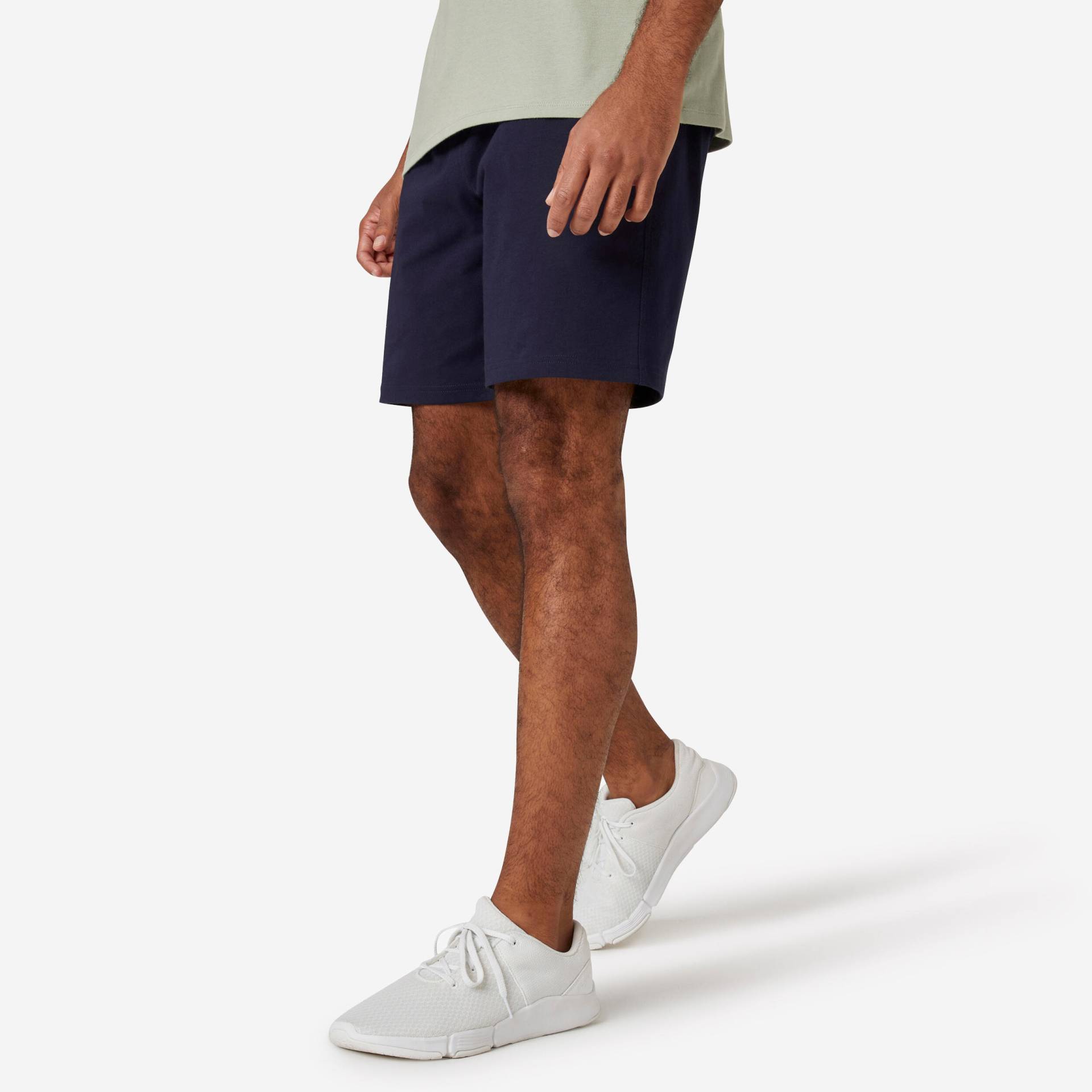 Shorts Herren - Essentials 500 blau/schwarz von Domyos