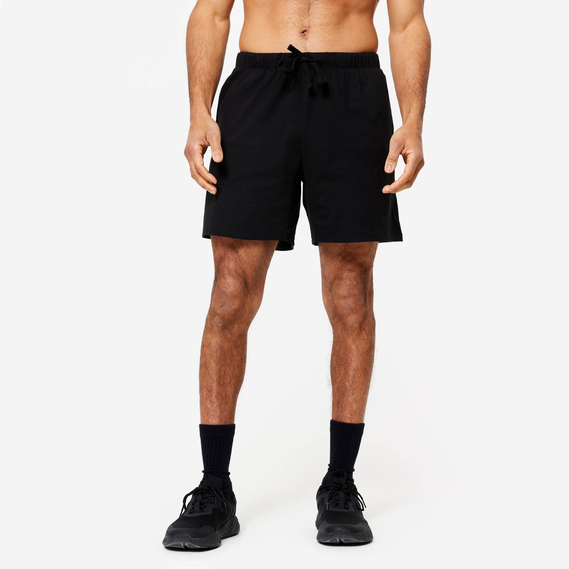 Shorts Herren - 100 schwarz von Domyos