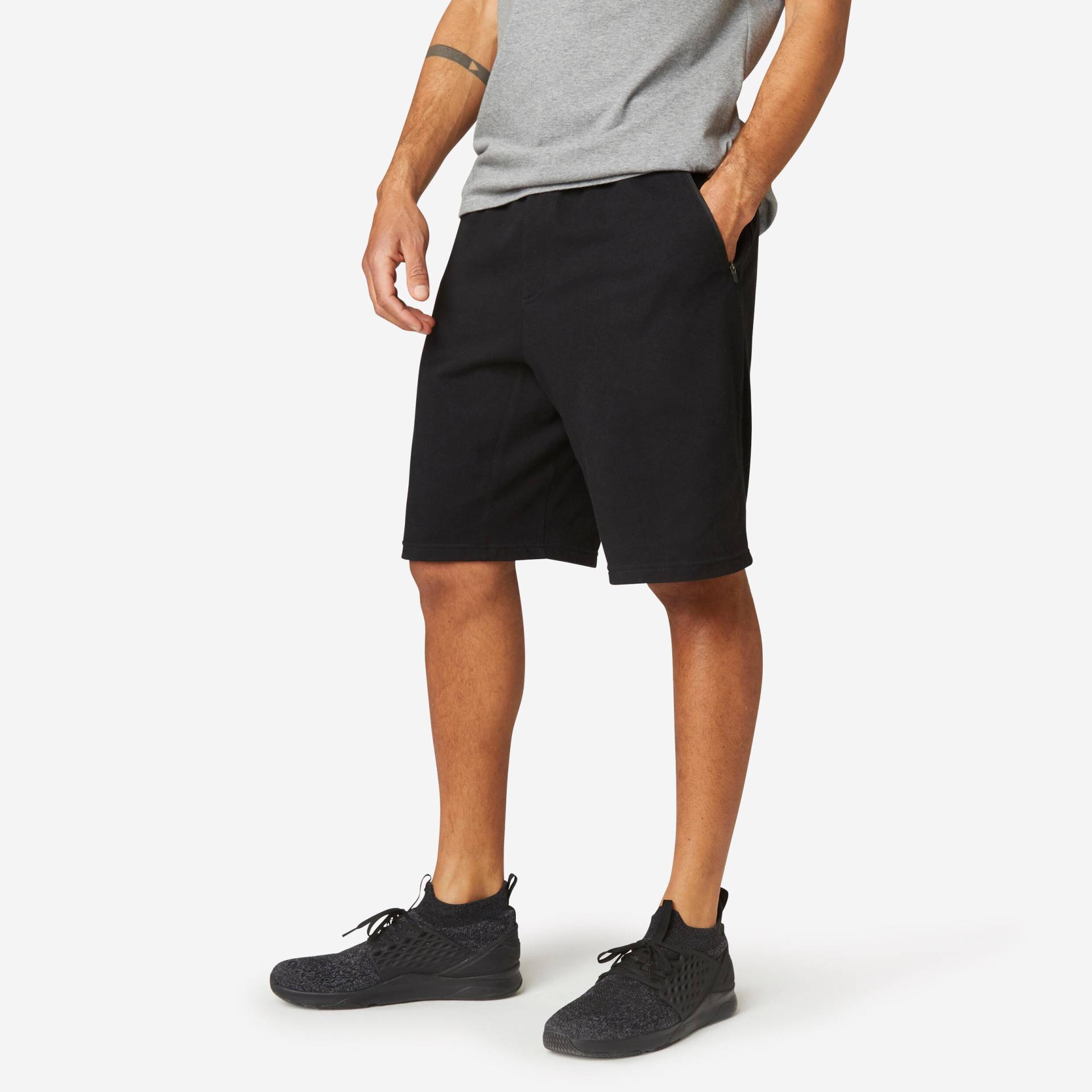 Shorts Herren - 500 schwarz von Domyos