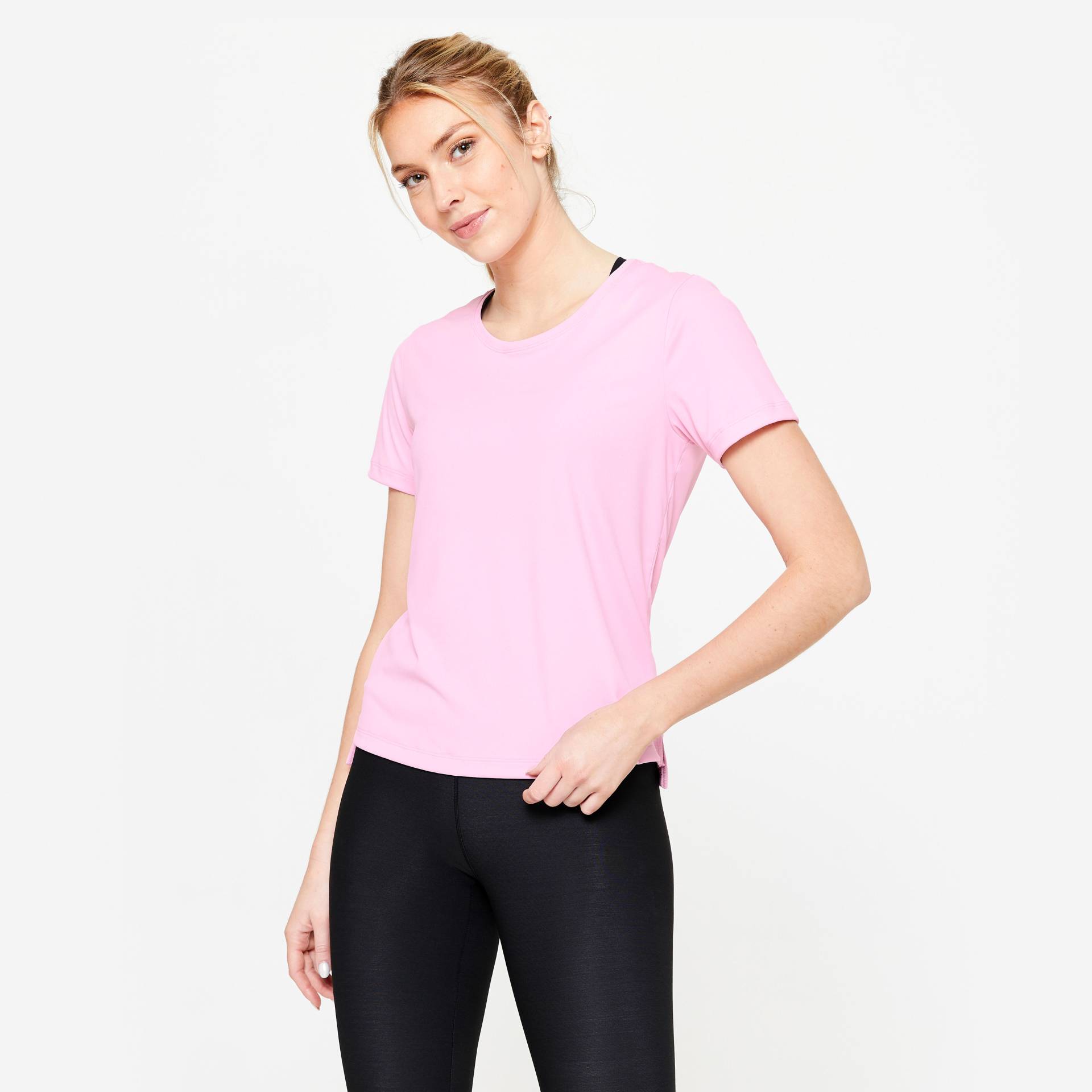Sport T-Shirt Damen atmungsaktiv - FTS120 rosa von Domyos