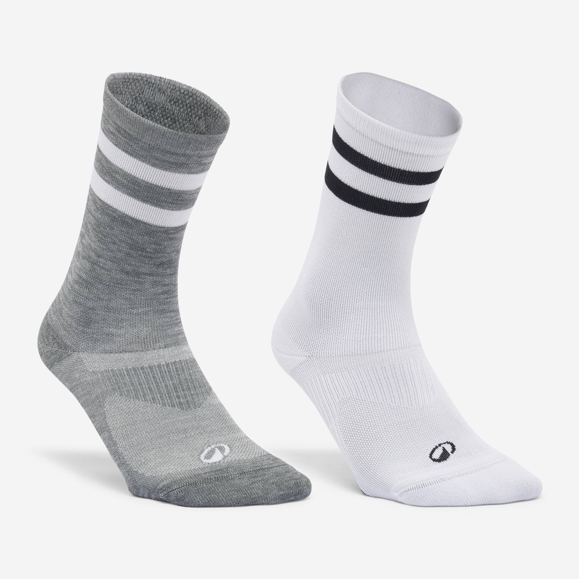 Sportsocken High 2er-Pack - Print Sportsocken High 2er-Pack - Print von Domyos