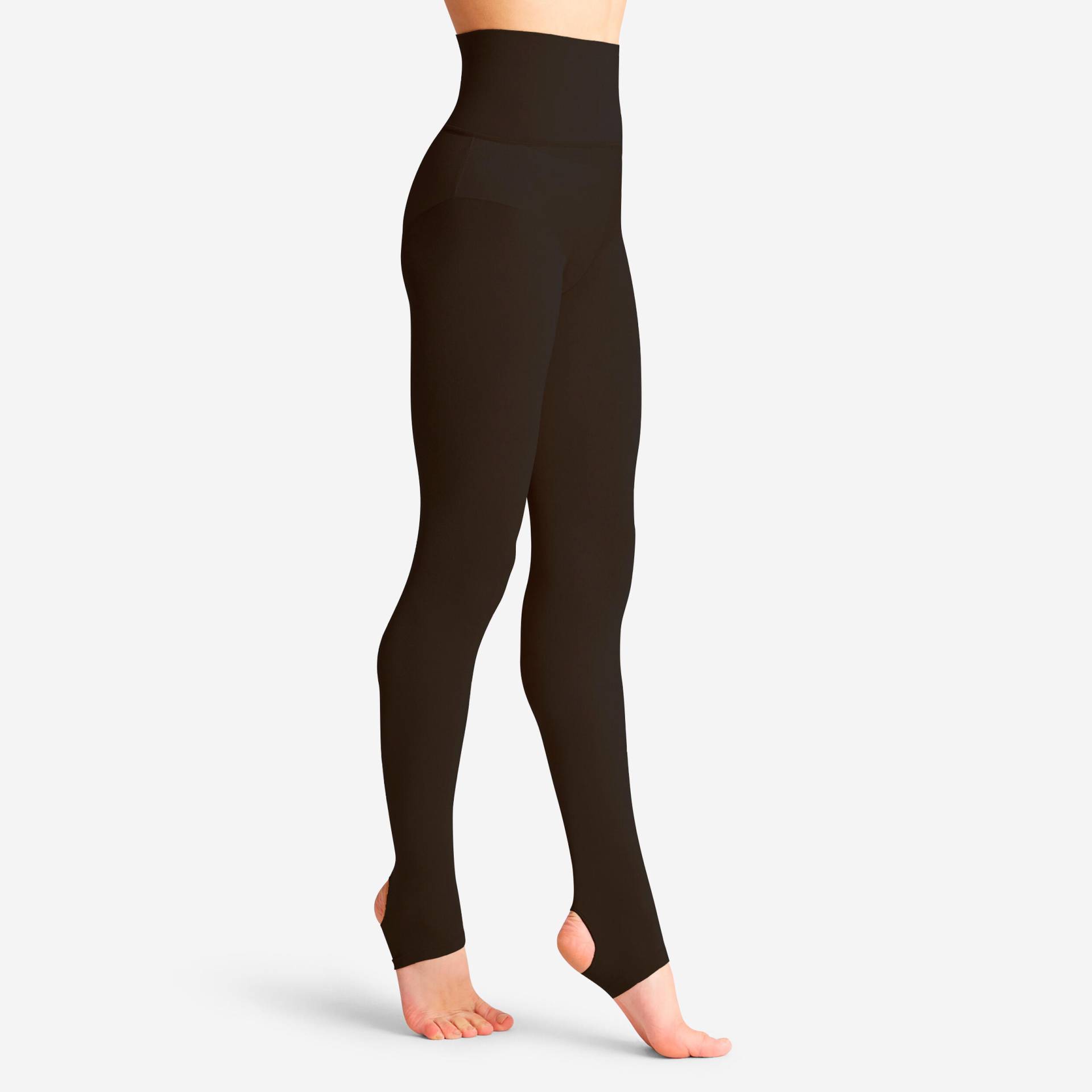 Strumpfhose RSG Erwachsene mit Steg - schwarz Strumpfhose RSG Erwachsene mit Steg - schwarz von Domyos