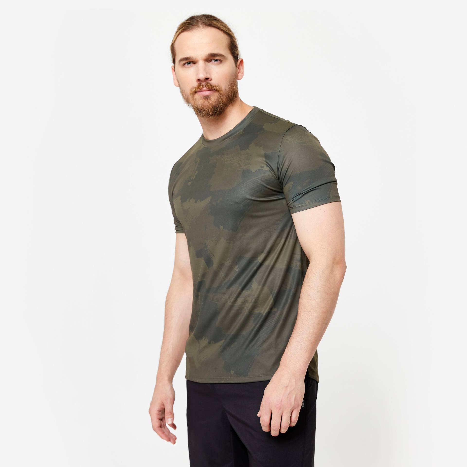 T-Shirt Herren - Essential khaki von Domyos