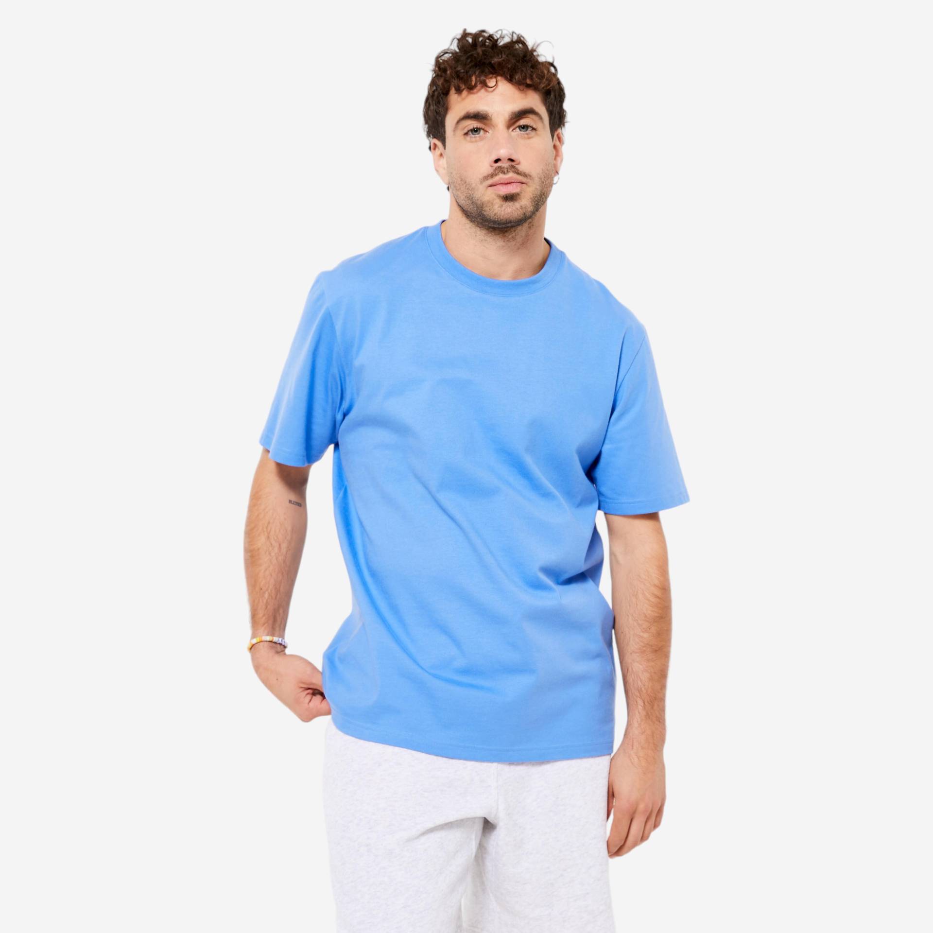 T-Shirt Herren - Essentials 500 blau von Domyos