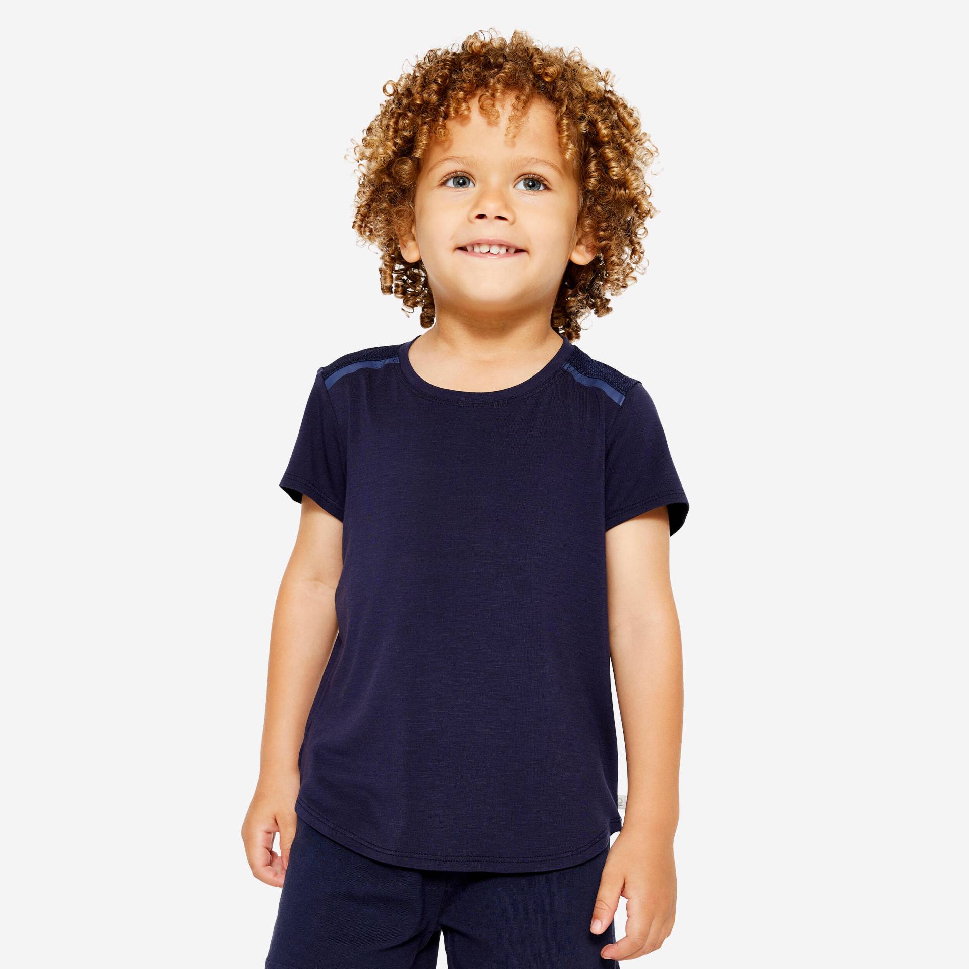 T-Shirt Baby leicht atmungsaktiv - 500 marineblau von Domyos