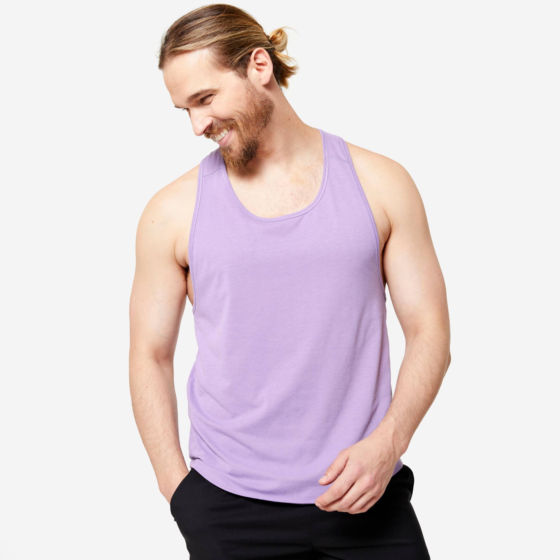 Tank Top Stringer Herren - lila von Domyos