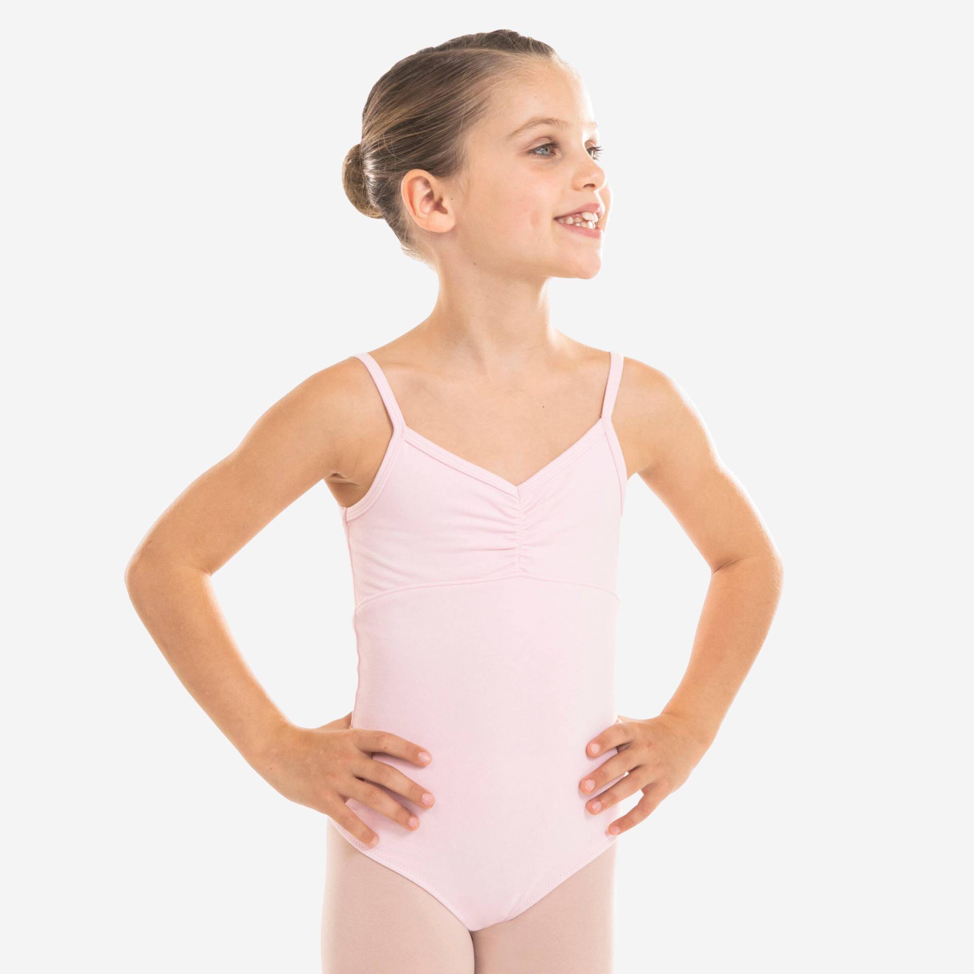 Tanzbody Ballett Mädchen schmale Träger - hellrosa Tanzbody Ballett Mädchen schmale Träger - hellrosa von STAREVER