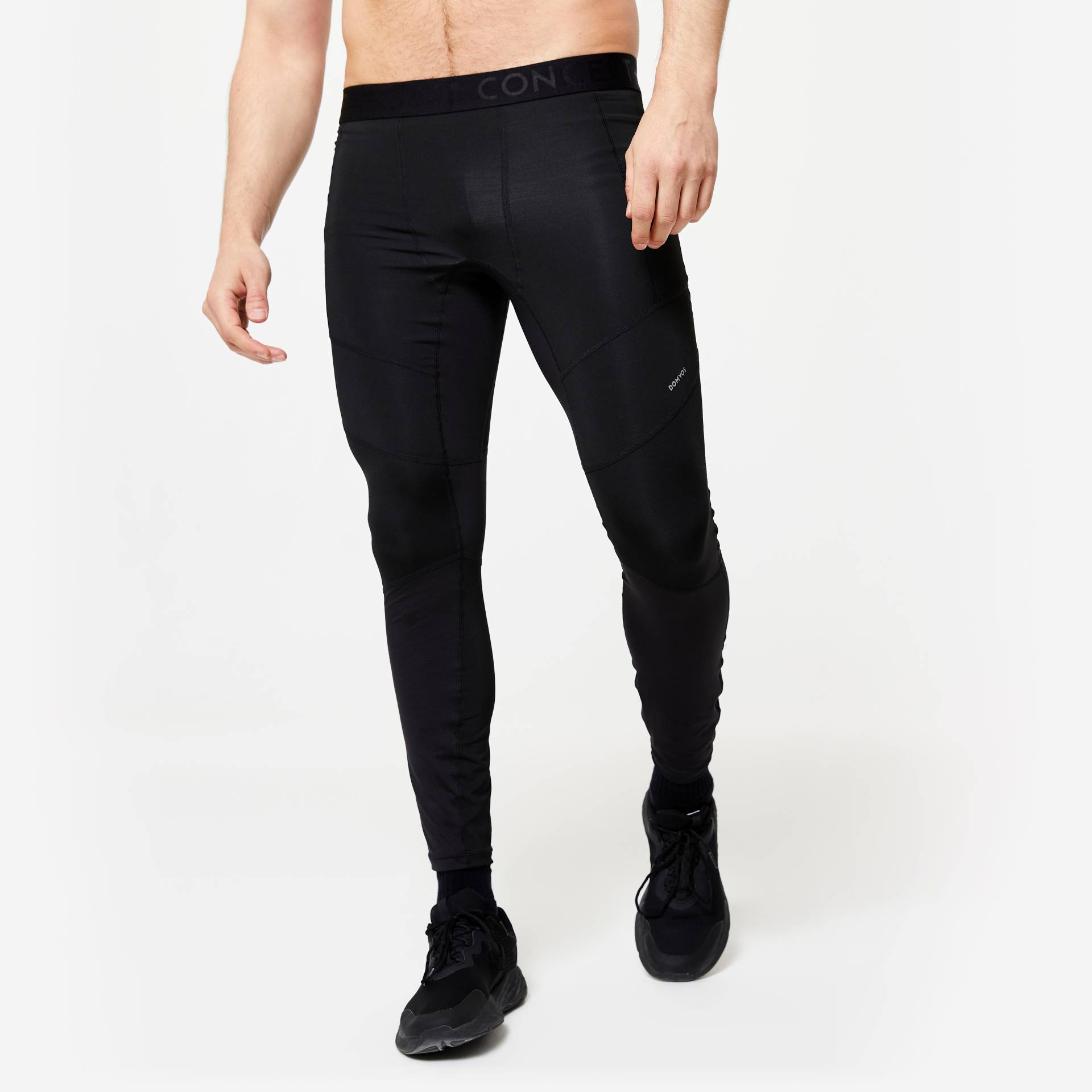 Tights Herren - 500 schwarz von Domyos