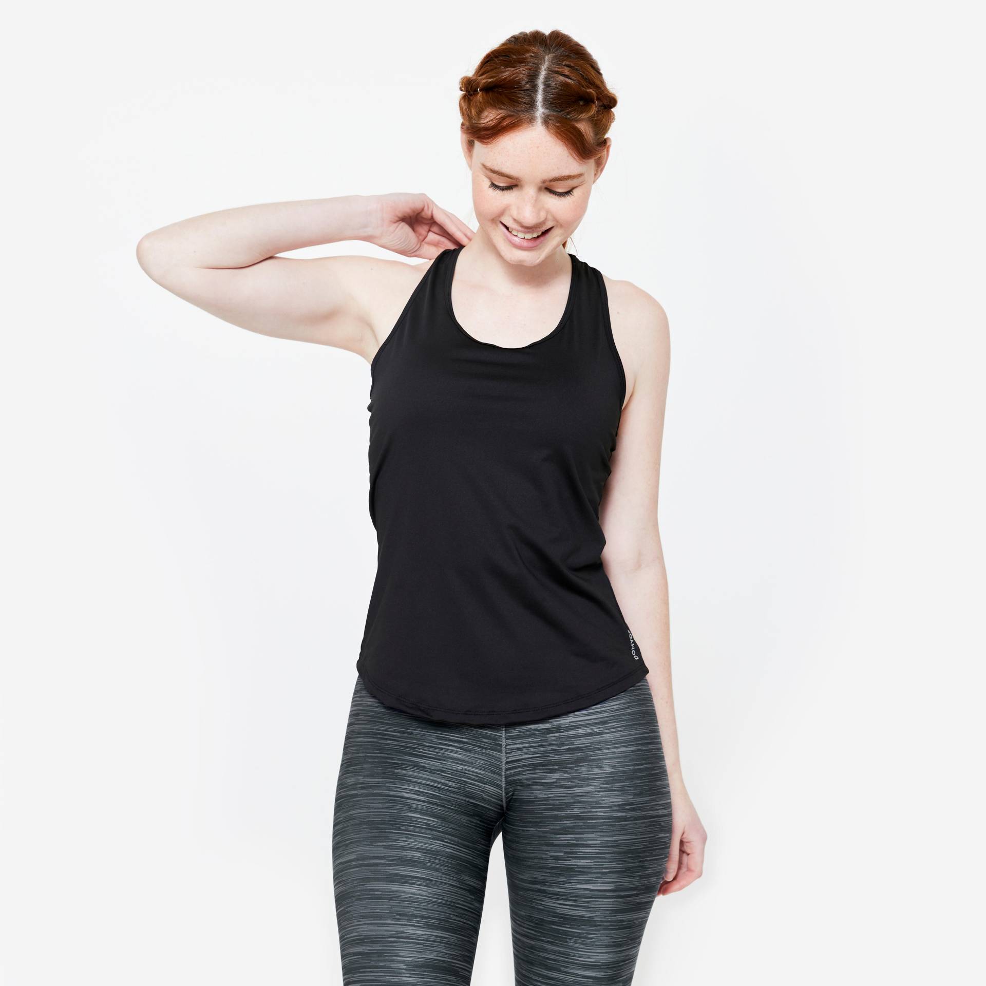 Top Damen Schwimmerrücken - My Top schwarz Top Damen Schwimmerrücken - My Top schwarz von Domyos