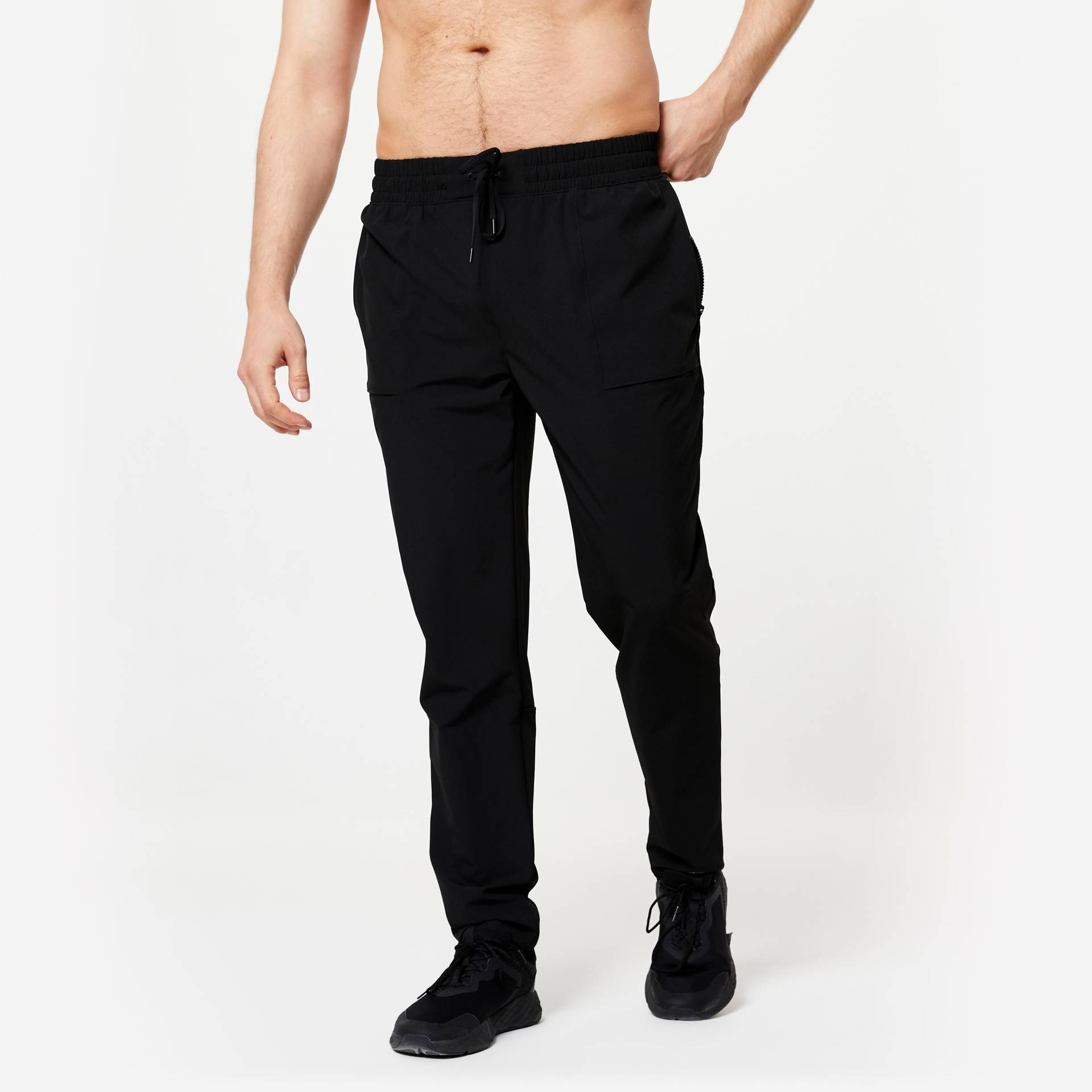 Trainingshose Herren - 500 schwarz Trainingshose Herren - 500 schwarz von Domyos