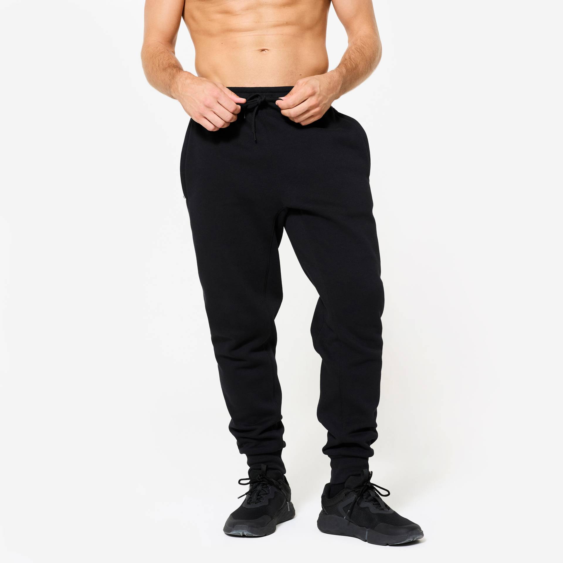 Trainingshose Herren aus Fleece. dunkelblau. Trainingshose Herren aus Fleece. dunkelblau. von Domyos