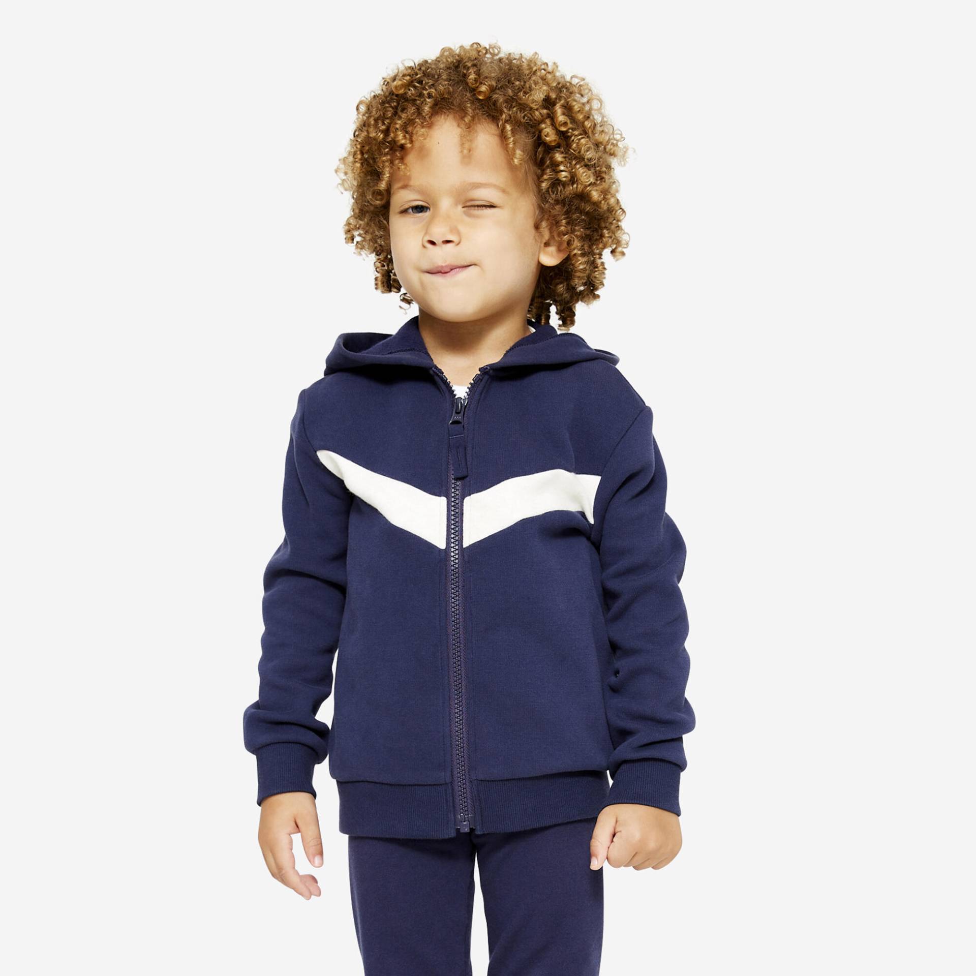 Trainingsjacke Babys/Kleinkinder Basic - blau Trainingsjacke Babys/Kleinkinder Basic - blau von Domyos