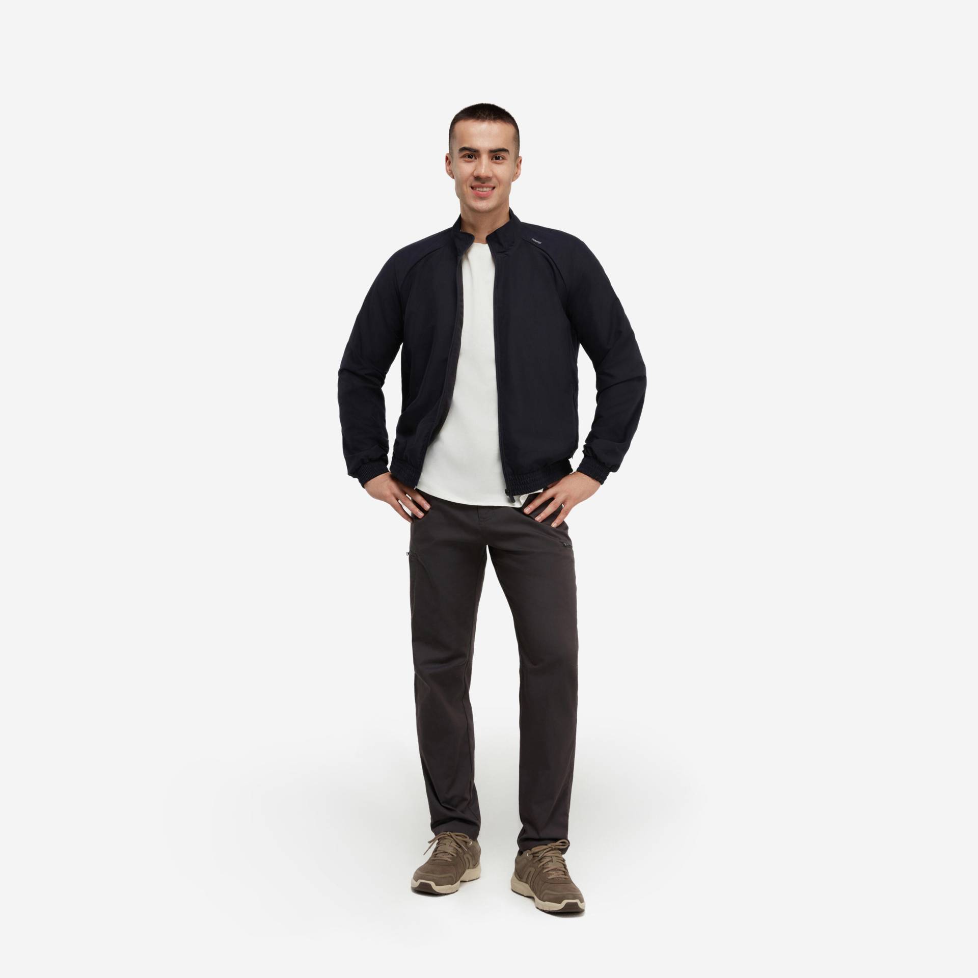 Trainingsjacke Herren - Essential blau Trainingsjacke Herren - Essential blau von Domyos