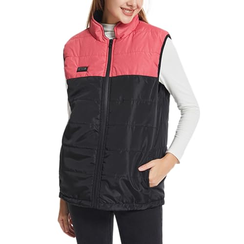 DondPO Lange Weste Damen, Sale Damen, Damen-Westen Weste Damen Lang Wintermantel Jacke Herbst Longweste Damenweste Steppmantel Leicht Jacken Für Warm Steppweste von DondPO