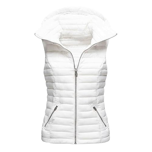 DondPO Steppmantel Damen Leicht, Black Friday Angebote 2024, Lange Weste Damen Steppweste Winterjacke Lang Wintermantel Daunenweste Elegant Daunenmantel Jacke Herbst Mantel Winter Longweste von DondPO