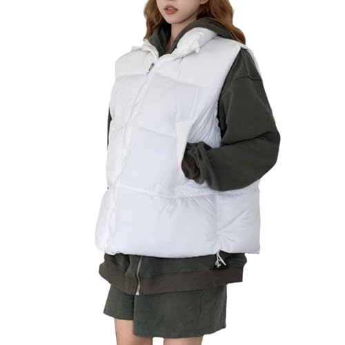 DondPO Weste Damen, Sale Damen, Steppmantel Damen Leicht Lange Weste Wintermantel Lang Steppweste Daunenmantel Jacke Herbst Übergangsjacke Damenwesten Elegant von DondPO