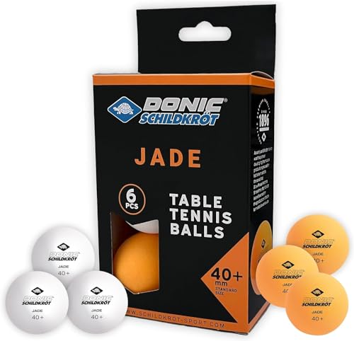 Schildkröt 608509 Unisex – Erwachsene Donic Tischtennisball Jade, Poly 40+ Qualität, 6 STK. im Blister, 3X, 3 x weiß / 3 x orange, Einheitsgröße Schildkröt 608509 Unisex – Erwachsene Donic Tischtennisball Jade, Poly 40+ Qualität, 6 STK. im Blister, 3X, 3 x weiß / 3 x orange, Einheitsgröße von Donic-Schildkröt