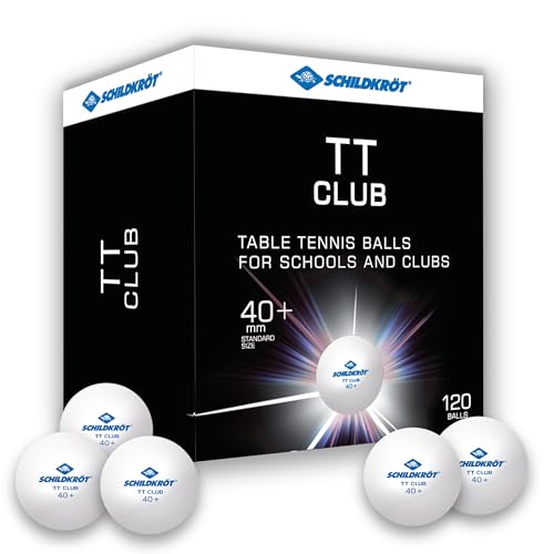 Schildkröt Tischtennisball TT-Club, Trainingsball in Poly 40+ Qualität, 120 Stk. im Großkarton, weiß, 608532 Schildkröt Tischtennisball TT-Club, Trainingsball in Poly 40+ Qualität, 120 Stk. im Großkarton, weiß, 608532 von Donic-Schildkröt
