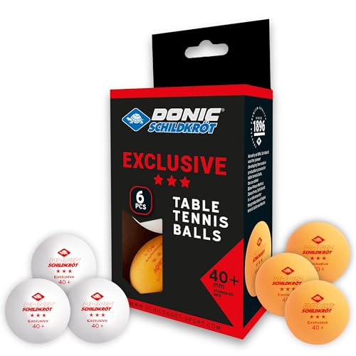 Schildkröt Unisex – Erwachsene Donic Tischtennisball 3-Stern Avantgarde, Poly 40+ Qualität, 6 Stk. im Blister, weiß / 3x orange, 608533, 6er Karton Schildkröt Unisex – Erwachsene Donic Tischtennisball 3-Stern Avantgarde, Poly 40+ Qualität, 6 Stk. im Blister, weiß / 3x orange, 608533, 6er Karton von Schildkröt
