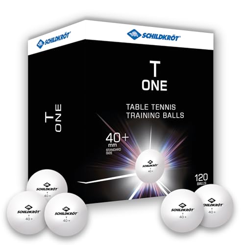 Schildkröt Tischtennisball T-One, Trainingsball in Poly 40+ Qualität, 120 Stk. im Großkarton, weiß, 608522 Schildkröt Tischtennisball T-One, Trainingsball in Poly 40+ Qualität, 120 Stk. im Großkarton, weiß, 608522 von Schildkröt