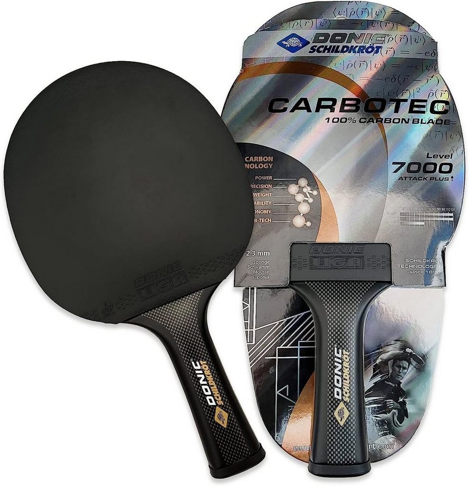 Donic-Schildkröt Tischtennisschläger Carbotec 7000, Tischtennis Schläger Racket Table Tennis Bat von Donic-Schildkröt