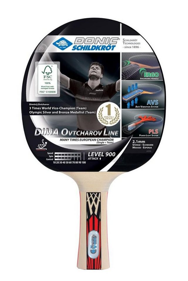 Donic Tischtennisschläger Ovtcharov 900, Tischtennis Schläger Racket Table Tennis Bat Donic Tischtennisschläger Ovtcharov 900, Tischtennis Schläger Racket Table Tennis Bat von Donic