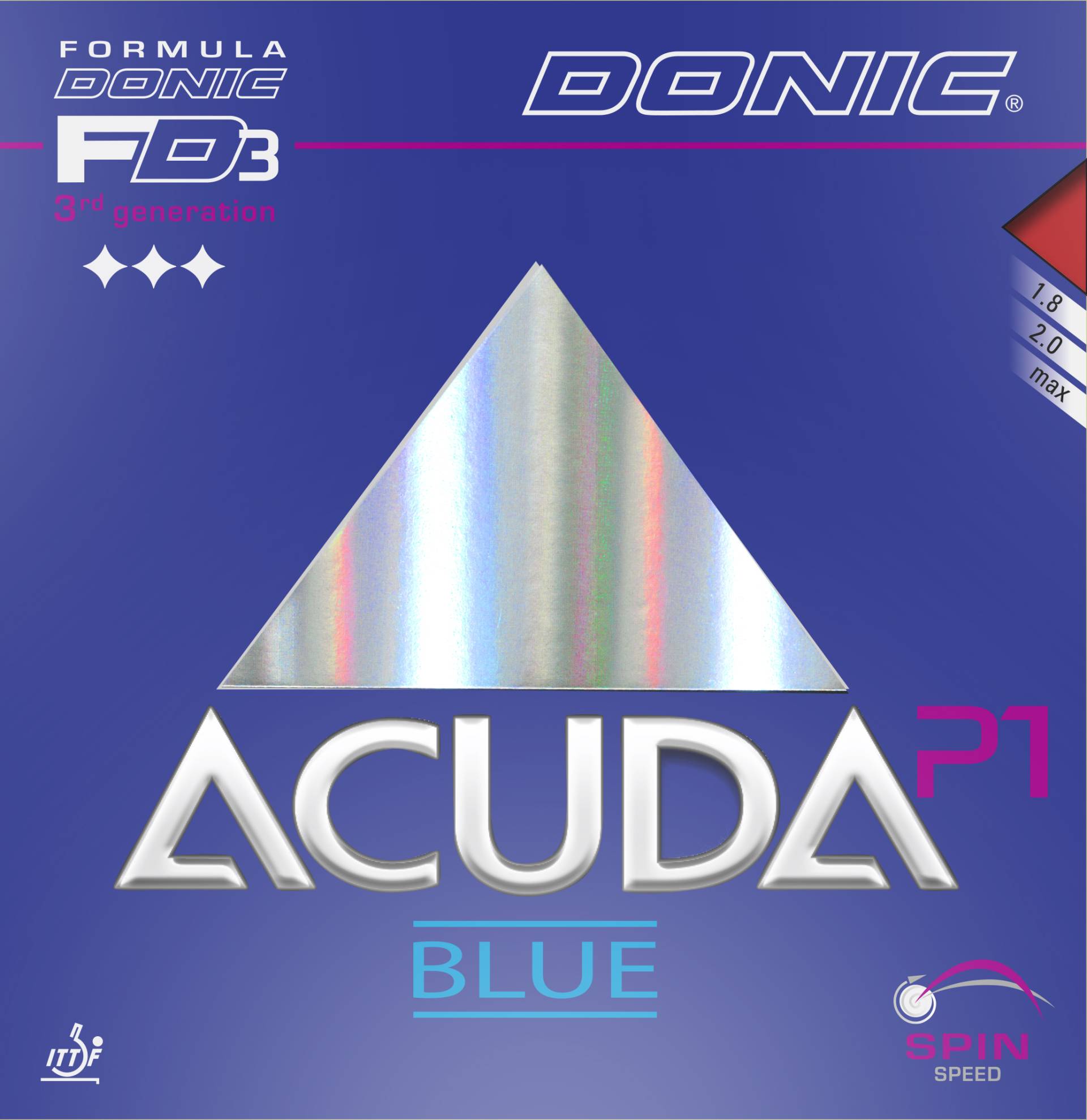 Donic Acuda Blue P1 - Tischtennis Belag Donic Acuda Blue P1 - Tischtennis Belag von Donic