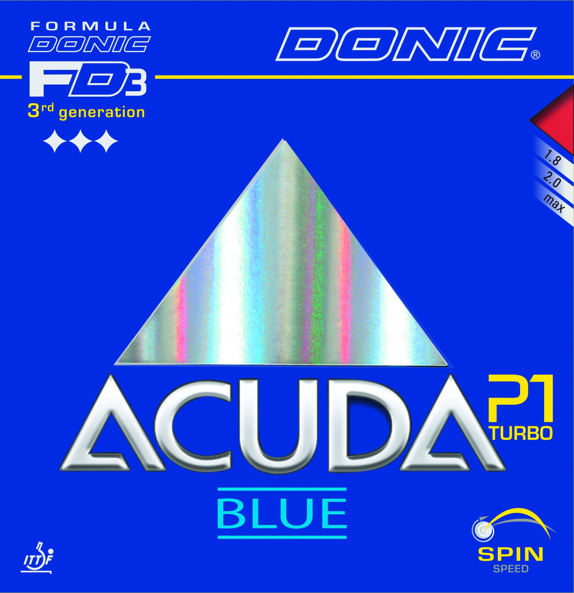 Donic Acuda Blue P1 Turbo - schneller, härter, besser!? Donic Acuda Blue P1 Turbo - schneller, härter, besser!? von Donic