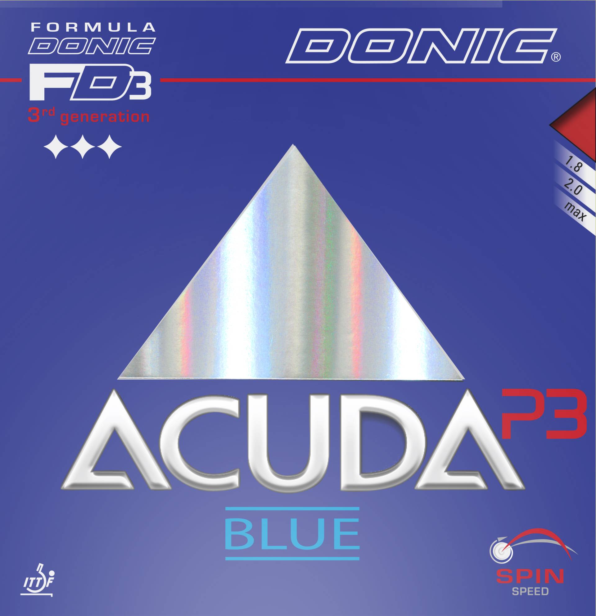 Donic Acuda Blue P3 - Tischtennis Belag Donic Acuda Blue P3 - Tischtennis Belag von Donic