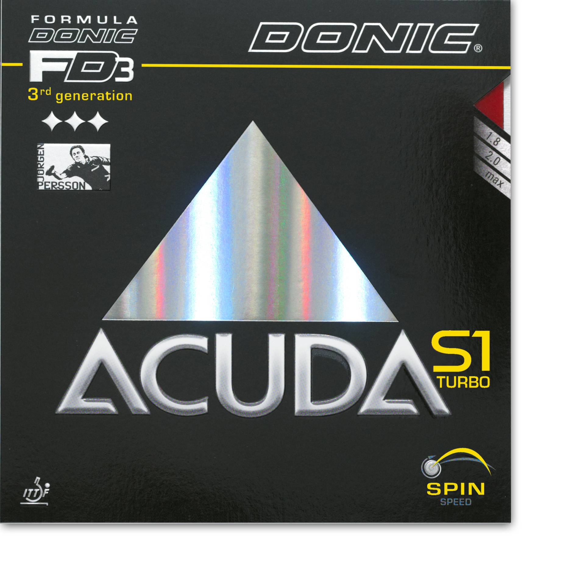Donic Acuda S1 Turbo - Tischtennis Belag Donic Acuda S1 Turbo - Tischtennis Belag von Donic