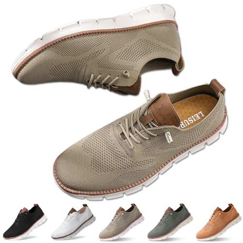 Breeze Urban Schuhe Herren, Breeze Schuhe Herren, Wearbreeze Schuhe Herren, Urban Schuhe Herren, Ultimativer Komfort und Stil, Urban-Ultrabequem (Khaki,43 EU) von Donubiiu