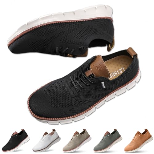 Breeze Urban Schuhe Herren, Breeze Schuhe Herren, Wearbreeze Schuhe Herren, Urban Schuhe Herren, Ultimativer Komfort und Stil, Urban-Ultrabequem (Schwarz,45 EU) von Donubiiu