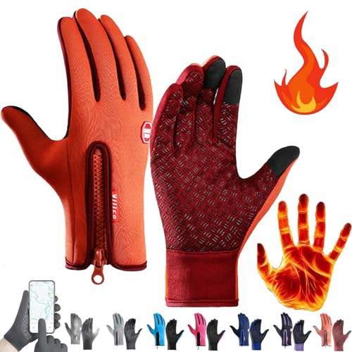 Donubiiu Frostfit - Thermo Handschuhe,Frostfit Thermohandschuhe,Frostfit Thermohandschuhe,Wasserdicht, Touchscreen (Rosa,S) von Donubiiu