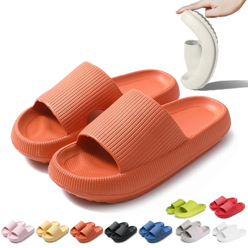 Donubiiu Orthoslipper - das Original für maxirnalen Komfort, Orthoslipper Original, Orthoslipper Wolken Damen Original (Orange,36/37EU) von Donubiiu