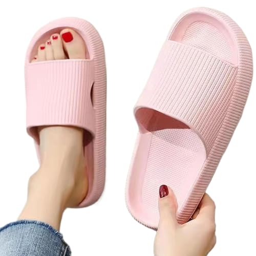 Donubiiu Sandalencheck - Originals,Orthoslipper-das Original für maxirnalen Komfort Damen Herren Slipper (Rosa,38-39) von Donubiiu