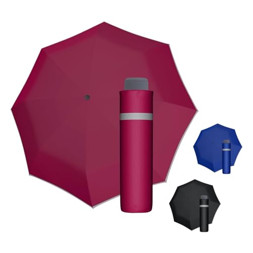 doppler Regenschirm Mini Light Up Reflex in pink I Regenschirm mit reflektierendem Rand I Handöffner Taschenregenschirm I Mini Schirm mit Schirmtasche I Leichter Taschenschirm für unterwegs doppler Regenschirm Mini Light Up Reflex in pink I Regenschirm mit reflektierendem Rand I Handöffner Taschenregenschirm I Mini Schirm mit Schirmtasche I Leichter Taschenschirm für unterwegs von Doppler